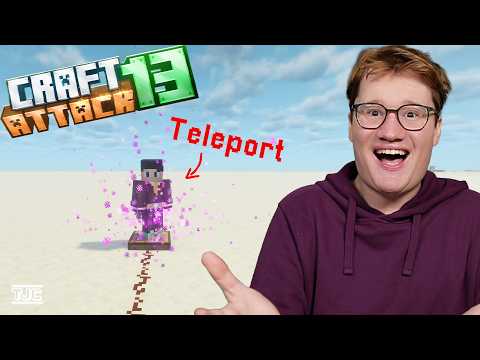 TELEPORT DURCH REDSTONE ist NICHT KOMPLIZIERT | Craft Attack 13