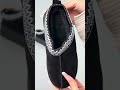 Угги женские замшевые низкие мех 593598 Черные Відео