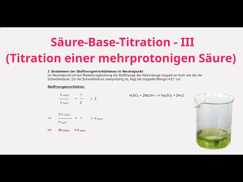 Säure Base Titration 3 - Berechnung bei Titrationen mehrprotoniger Säuren (geniale Vereinfachung)