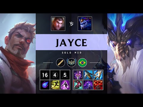Jayce Mid vs Aurelion Sol - BR Challenger Patch 25.17