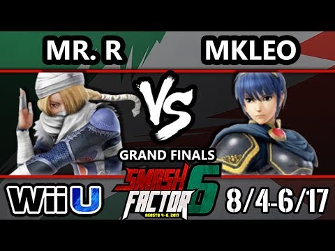 Smash Factor 6 Smash 4 - FOX MVG | MKleo (Marth) vs. BC | Mr. R (Sheik) - Smash Wii U Grand Finals
