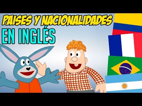 Países y Nacionalidades en INGLÉS para niños