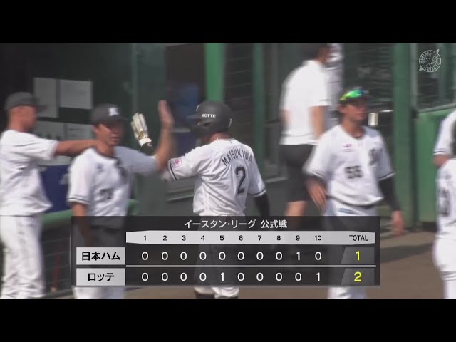 【ファーム】執念の一打!! マリーンズ・松川虎生のサヨナラタイムリーでタイブレークを制する!! 2025年8月5日 千葉ロッテマリーンズ 対 北海道日本ハムファイターズ