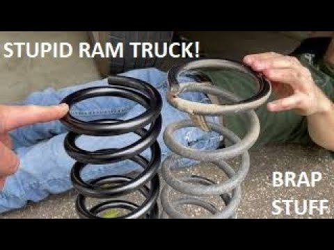2009-2018 2019 Ram 1500 Classic Rear Coil Spring Swap TufTruck XHD TTC-1211 Replacement How To 4WD