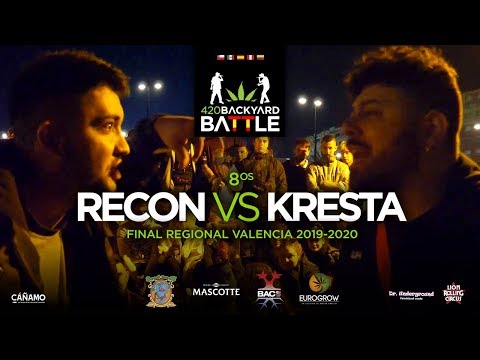 RECON vs KRESTA. 8os. Final Regional Valencia 2020. 420 Backyard Battle