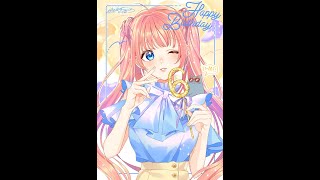 【線画～塗り仕上げ】乙女かわいい絵が仕上がるメイキング　#Shorts