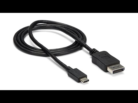 StarTech USB C to DisplayPort Adapter Cable (3-Feet)