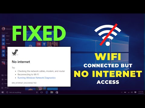 How to fix WIFI Connected but No Internet Access Problems on Windows 10 Laptop [SOLVED]