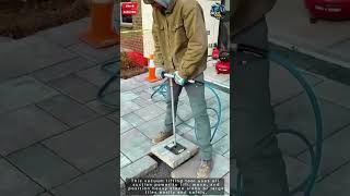 Vacuum lifting tool useful for floor stone installation work#tool