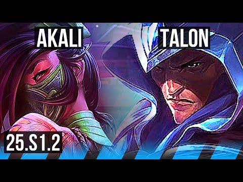AKALI vs TALON (MID) | KR Master | 25.S1.2
