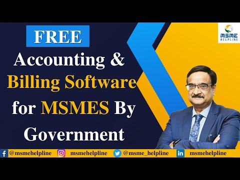Free accounting & billing software for msmes by government