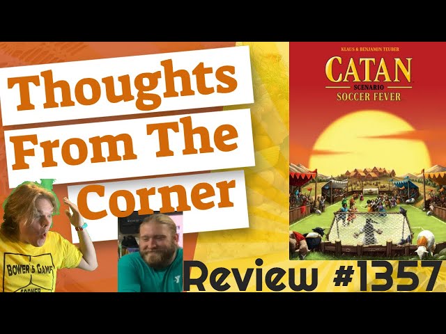 Vídeo relacionado con Catan Soccer Fever Scenario Expansion,Juego de mesa de estrategia,Juego de aventura,Juego familiar para adultos y niños,Tiempo promedio de juego 75 minutos,Fabricado por CATAN Studio