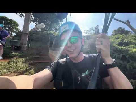 EPIC Zip lining in Kauai. Flying high with Shaka Ziplines