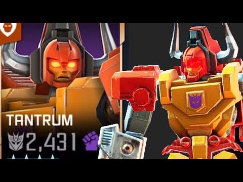 4-Stars Tantrum MAX RANK | Transformers: Forged to Fight