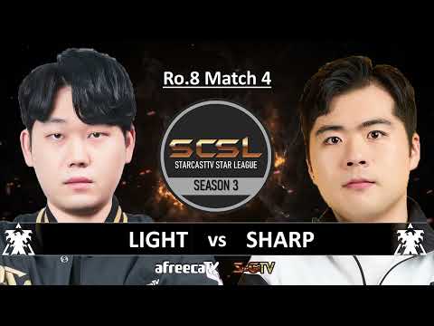 [ENG] SCSL S3 Ro.8 Match 4 (Light vs Sharp) - StarCastTV English