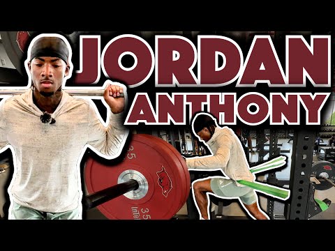NCAA Champ Jordan Anthony Hits the Weight Room 🏋🏾‍♂️