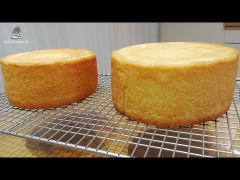 Sponge Cake  | FLAT LAYERS |  Recipe & Method