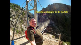 Ruta desde Canillas de Aceituno al puente colgante de El Saltillo
