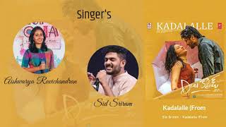 Download lagu Kadalalle (Lyrics) - Sid Sriram | Aishwarya Ravichandran | Dear Comrade | mp3