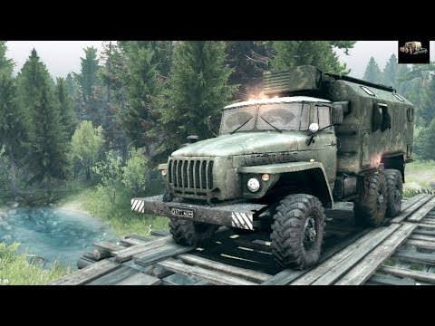 SPINTIRES 2014 Full Version Preview - Utility Truck Driving in the Forest