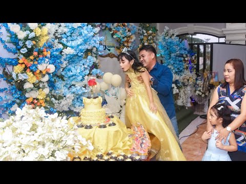 Beauty and the beast themed cake | How to stack 2 tier cake
