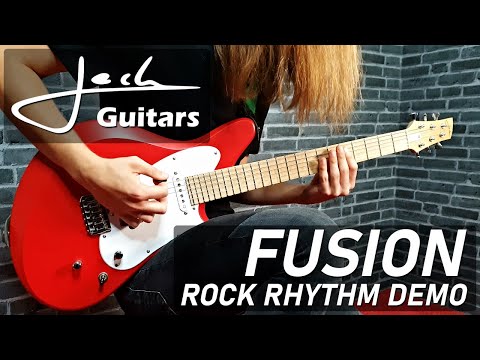Jech Guitars Fusion | rock rhythm demo | Hysteria by Muse [hq/uhd]