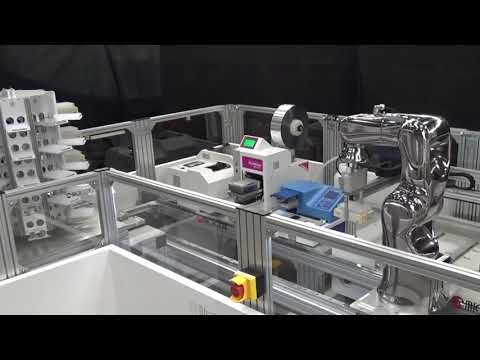 Preparación automatizada de microplacas de ensayo con robot DENSO VS-050S2