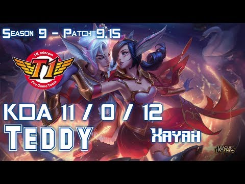 SKT T1 Teddy XAYAH vs KZ Deft KAI'SA ADC - Patch 9.15 KR Ranked