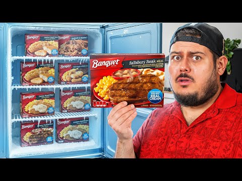 We ate EVERY Banquet Frozen Meal