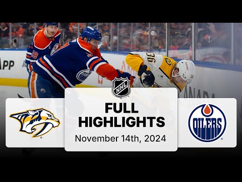 NHL Highlights | Predators vs. Oilers | November 14, 2024
