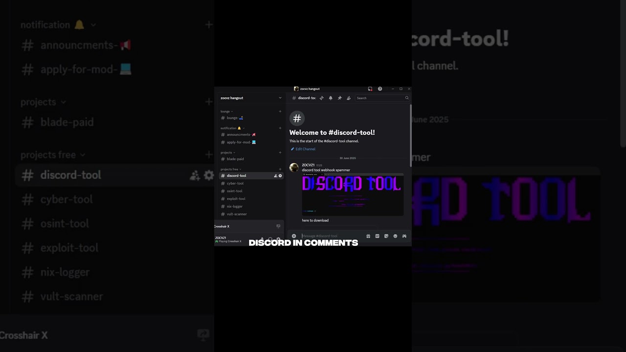 discord with all the multi tools you need  #batch