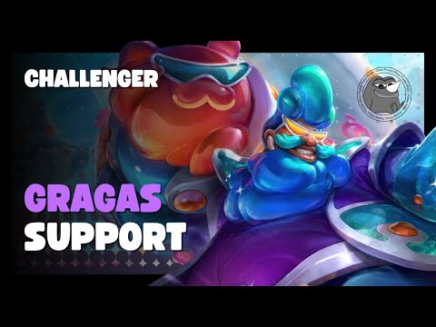 Challenger Gragas Support | S2025 Educational Gameplay Commentary Game 187