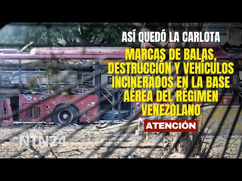 Así quedaron las calles en Caracas tras el ataque de EE.UU. a varias instalaciones militares