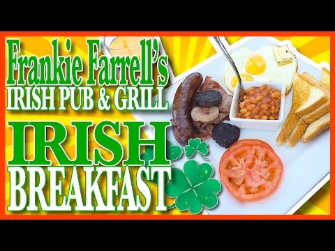 Irish Breakfast with Blood Pudding at Frankie Farrell's
