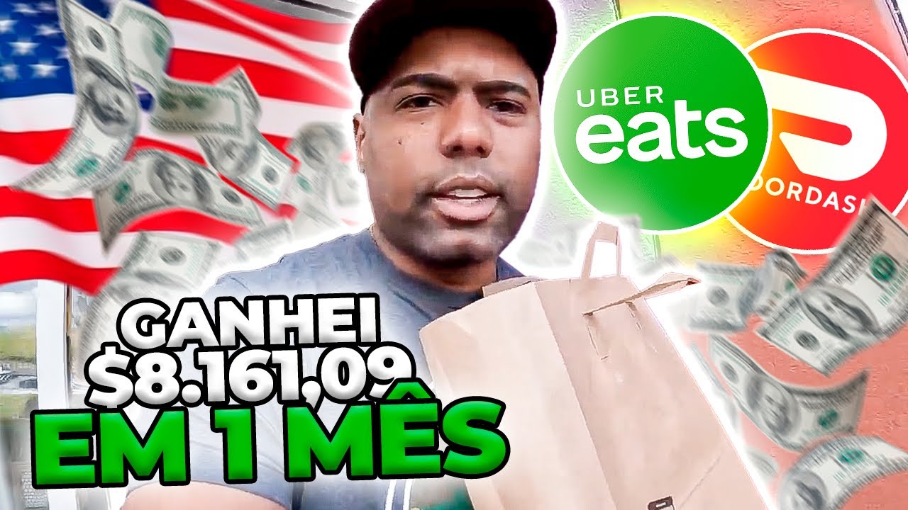 MEU SALÁRIO EM 1 MÊS FAZENDO DELIVERY NOS ESTADOS UNIDOS 2023