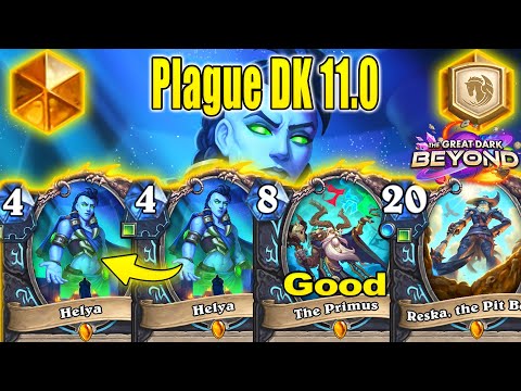 Plague DK 11.0 Is The Best DK Deck To Craft After Mini-Set At The Great Dark Beyond | Hearthstone