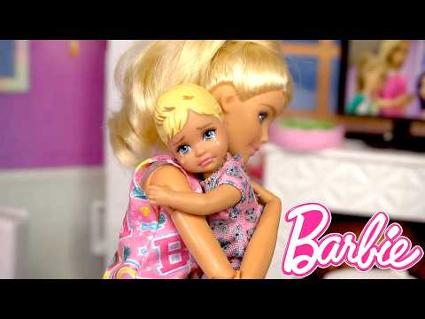 Barbie & Ken Doll Family Feel Better Routine & Getting Lost