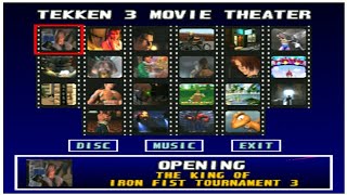 Tekken 3 All characters Endings || Theater mode