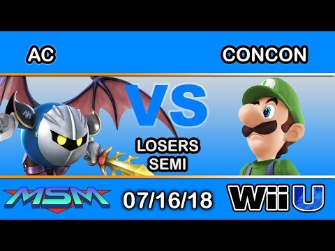 MSM 155 - AC (Cloud,MK) Vs SS | Concon (Luigi) Losers Semi - Smash 4