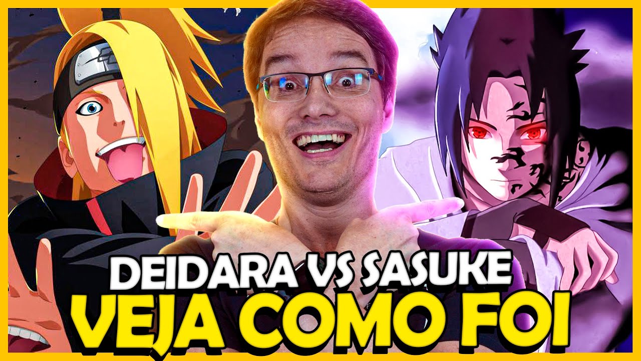 DEIDARA VS SASUKE - VEJA COMO FOI