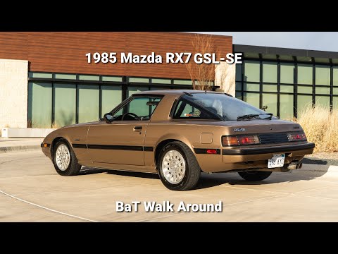 1985 Mazda RX7 GSL-SE Bring a Trailer Walk Around Video