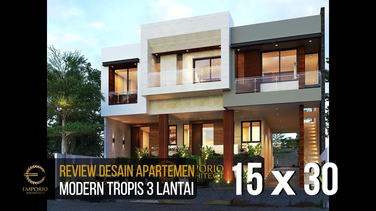 Video 3D Desain Apartemen Modern 3 Lantai Ibu Fei-Fei