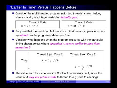 SENG 475 Lecture 28 (2019-07-10) — Concurrency