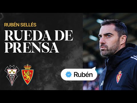 RUEDA DE PRENSA | Rubén Sellés, tras el Albacete-Real Zaragoza | LaLiga Hypermotion