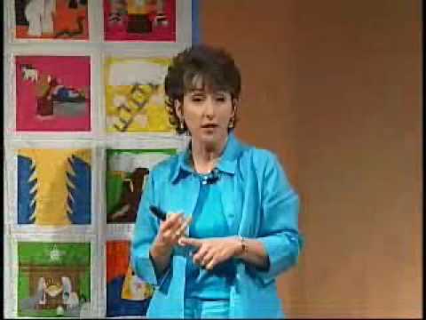 Quilt 18 - Angel appears to Zacharias /Angel appears to Mary