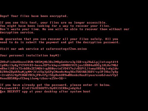 Decrypting Bad Rabbit ransomware