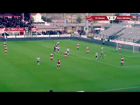 Résumé FC Rouen-Pacy Ménilles 24ème journée National 3 Normandie