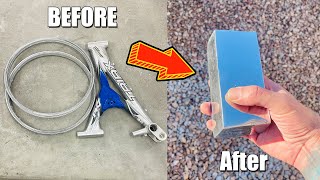 Bicycle Bullion Meltdown - Rim & Frame Scrap Melting - Metal Casting At Home
