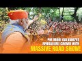 PM Modi galvanizes Bengaluru crowd with massive road show!