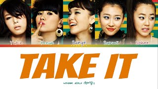 Wonder Girls -  Take It (가져가) Color Coded Lyrics (Eng/Rom/Han/가사)